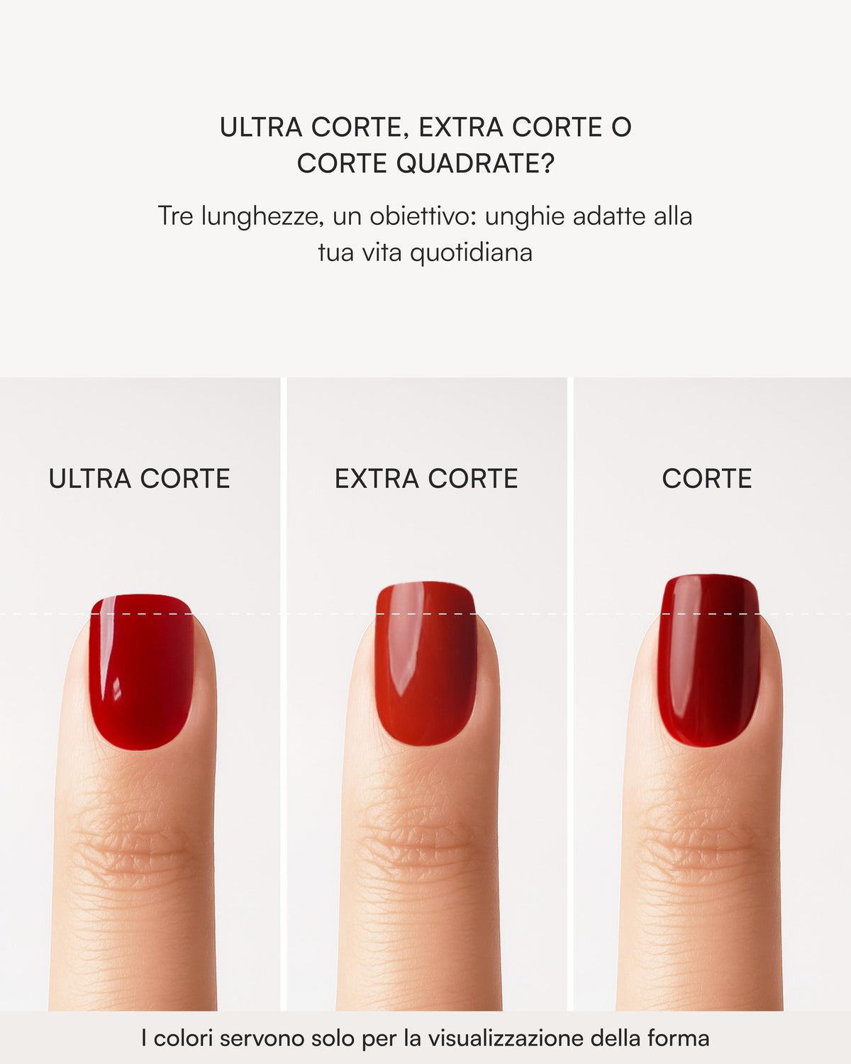 Mon Cheri Ultra Corte Quadrate Press Ons in Soft Gel