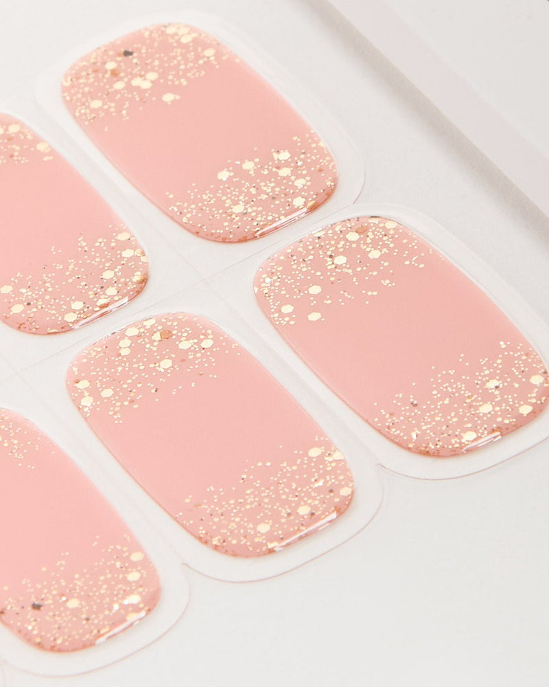 Strisce in gel Gold Glitter Ombre - Doonails Italy
