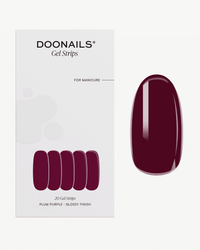 Plum Purple Strisce in gel - Doonails Italydoonails