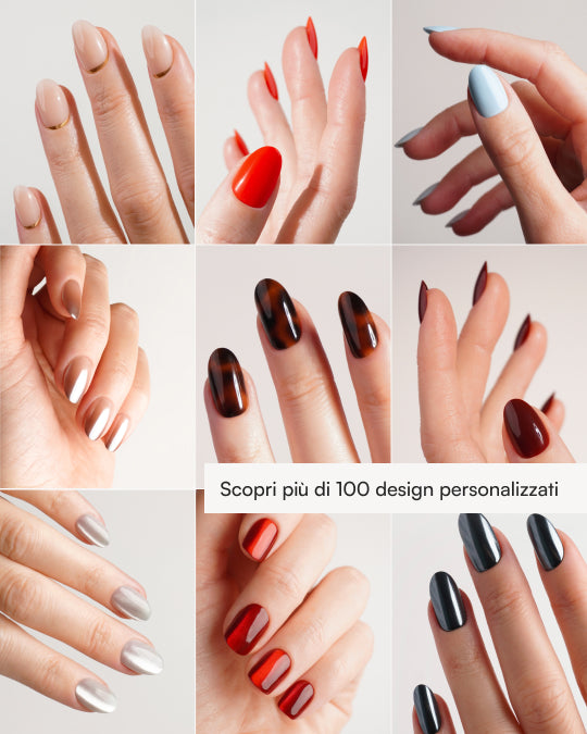Edizione Limitata Glazed Rose Corte Rotonde Press Ons in Soft Gel