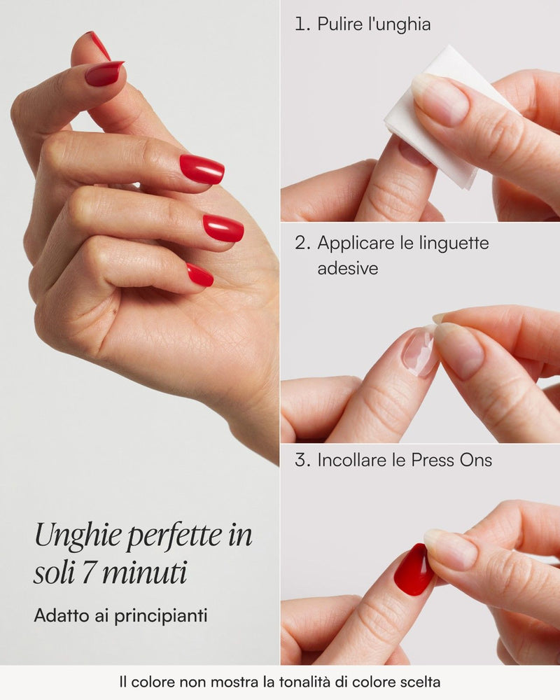 Soft Gel Press Ons Applicazione