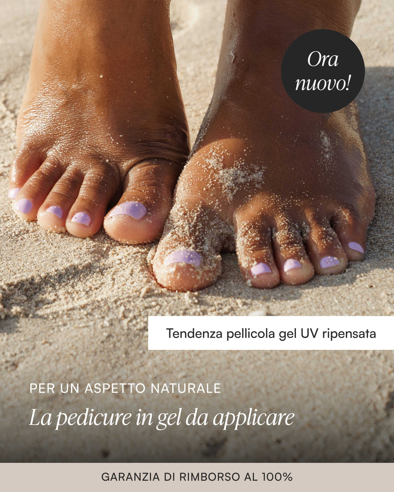 Estate Set Pedicure Estivo Iniziale - Strisce in Gel - Doonails Italy