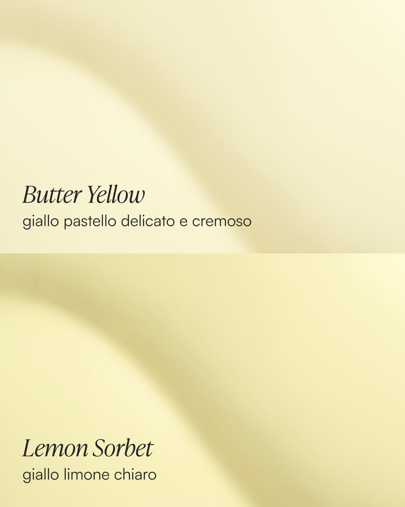 Lemon Sorbet Corte Rotonde Press Ons in Soft Gel
