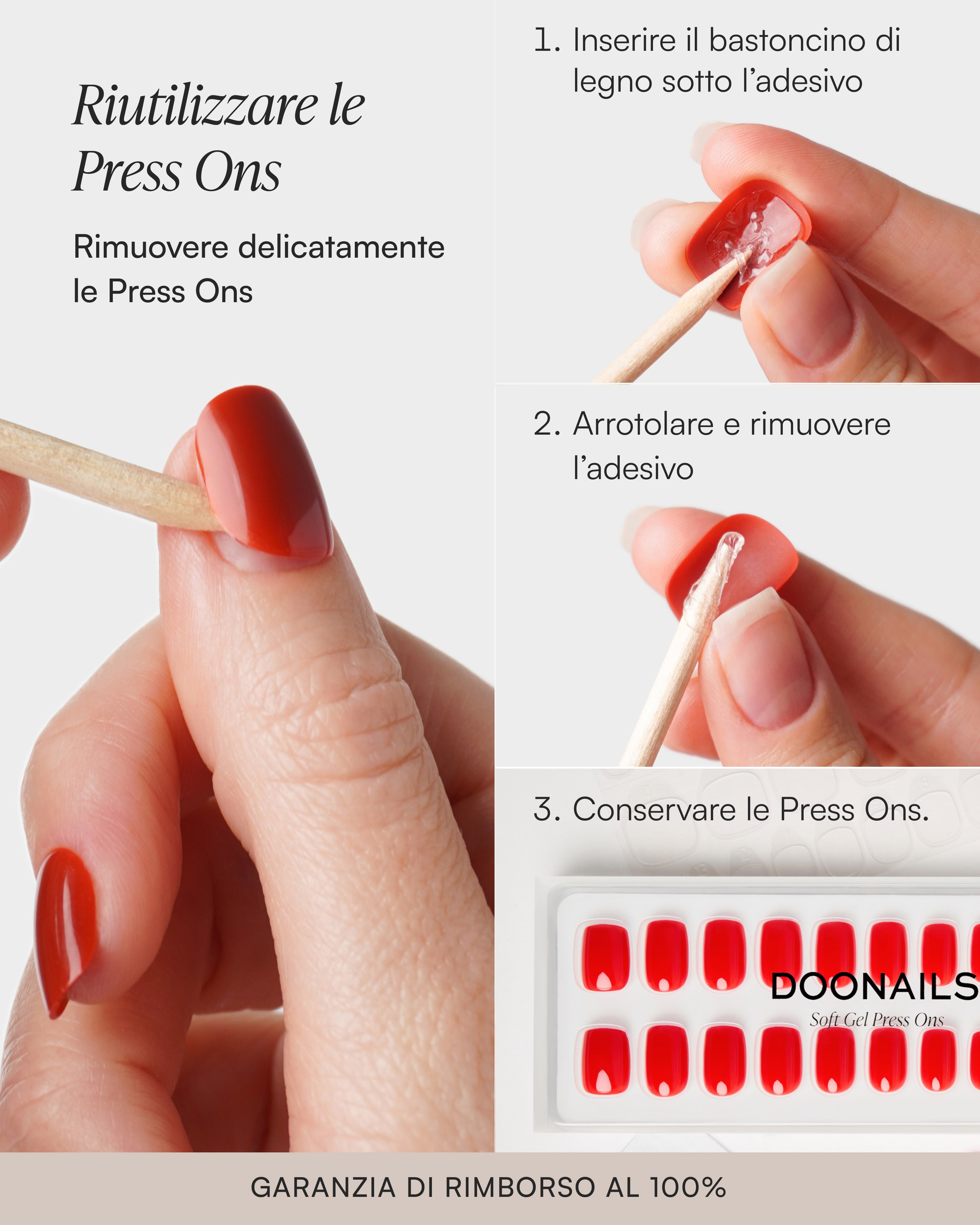 Kit Iniziale San Valentino – Press Ons in Soft Gel