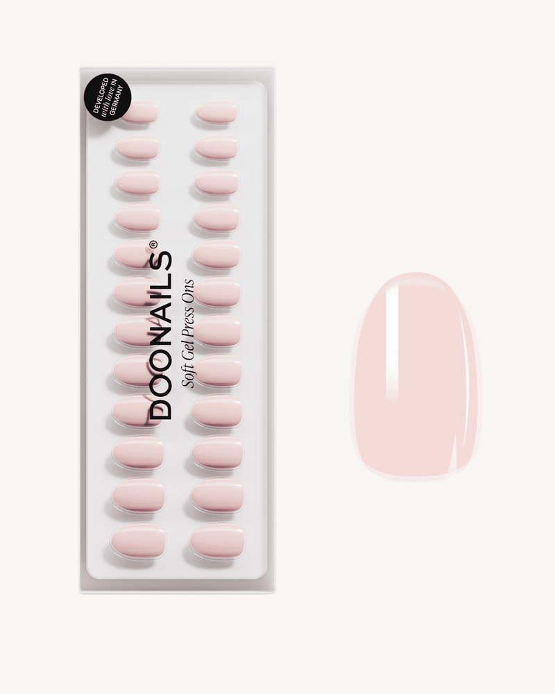 Ballerina Corte Rotonde Press Ons in Soft Gel