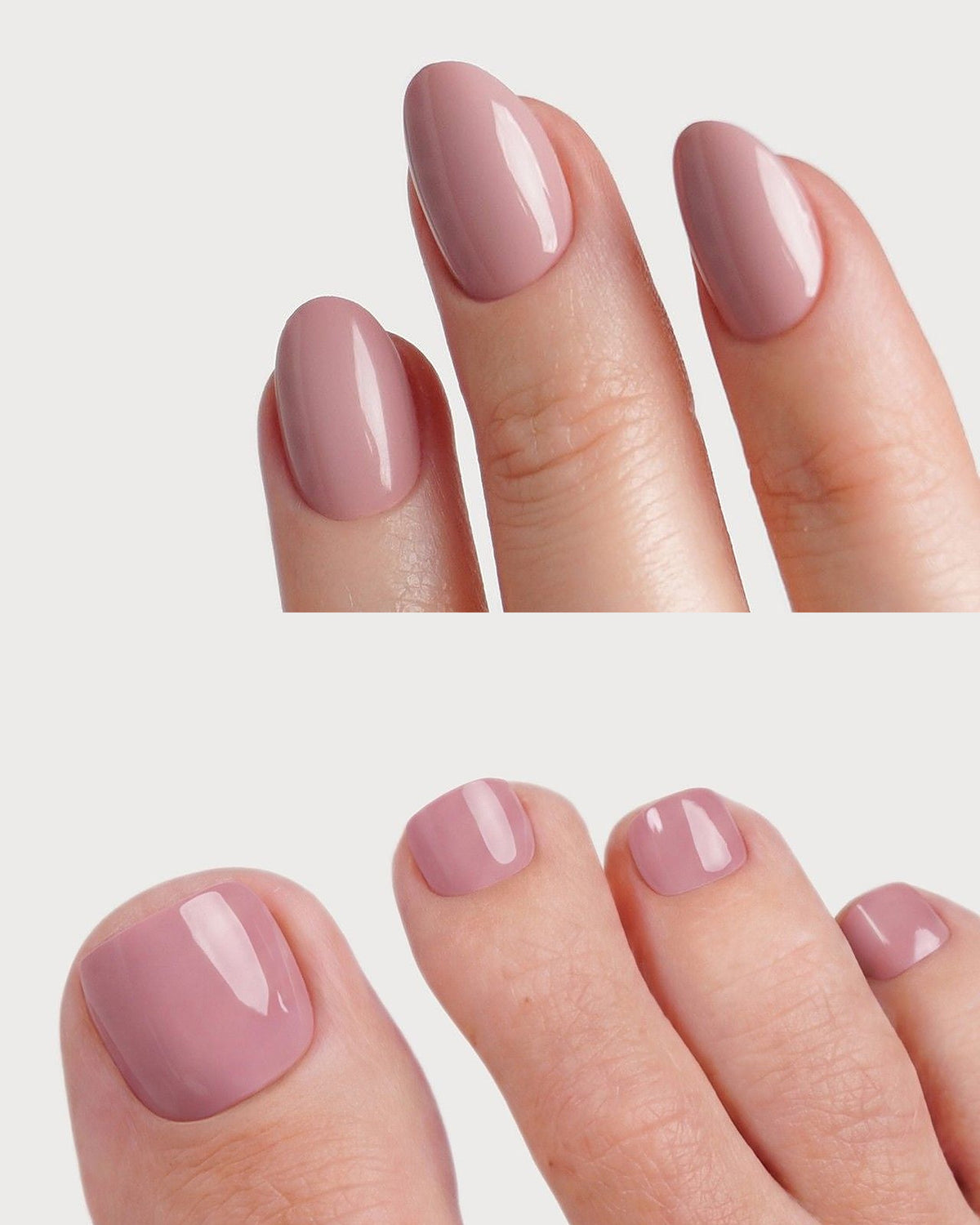 Valentine Crush Corte Rotonde Mani & Pedi Kit Press Ons in Soft Gel
