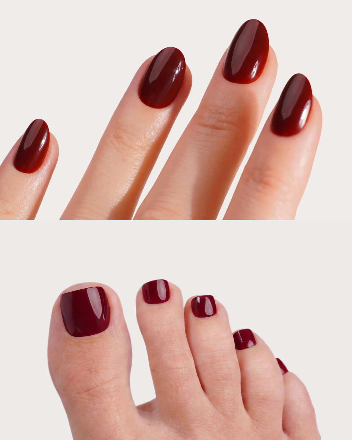 Love Paris Corte Rotonde Mani & Pedi Kit Press Ons in Soft Gel