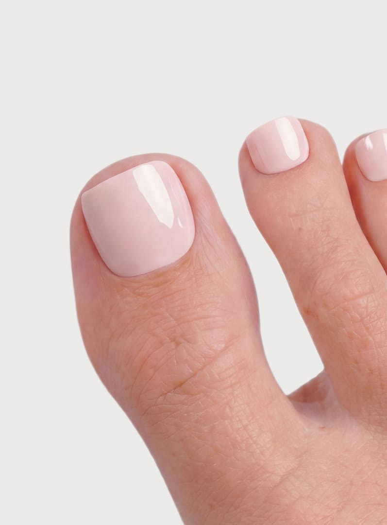 Ballerina Corte Rotonde Mani & Pedi Kit Press Ons in Soft Gel