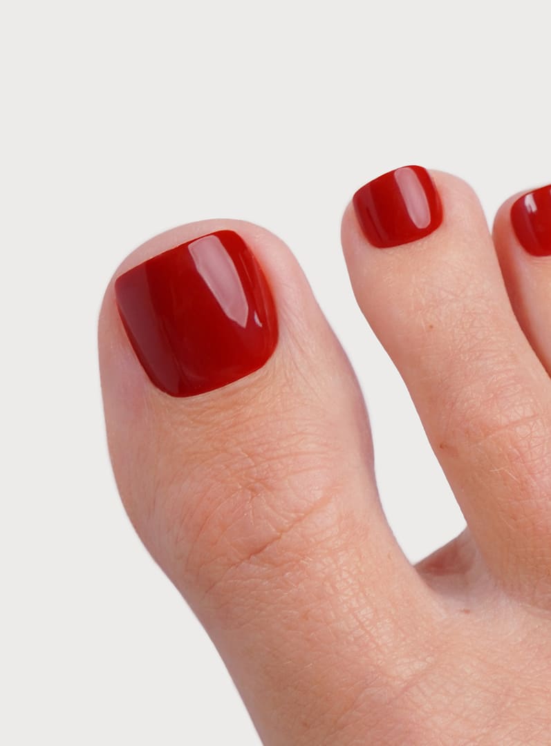 Mon Cheri Extra Corte Quadrate Mani & Pedi Kit Press Ons in Soft Gel