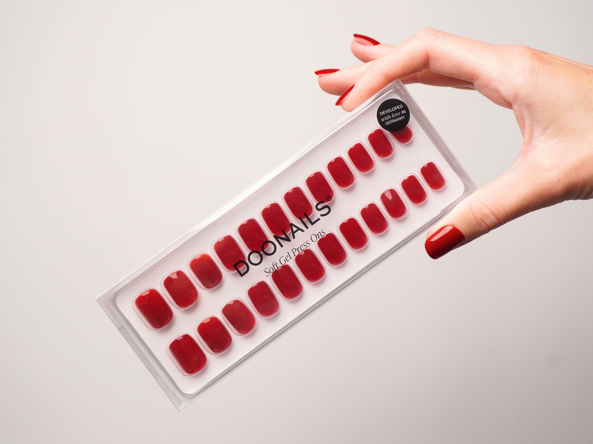 Press Ons in Soft Gel Quadrate 