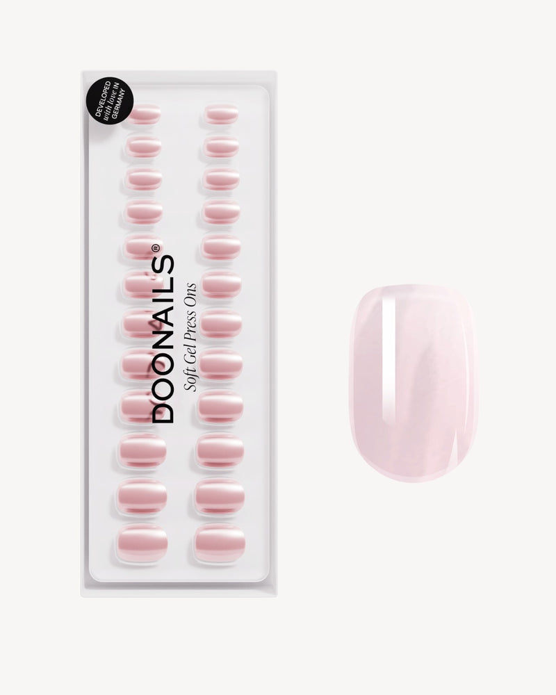 Press Ons in Soft Gel Jetset Quadrate Extra Corte - Doonails Italy