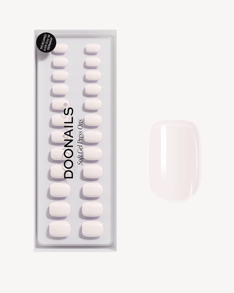 Press Ons in Soft Gel Pillow Talk Quadrate Extra Corte - Doonails Italy